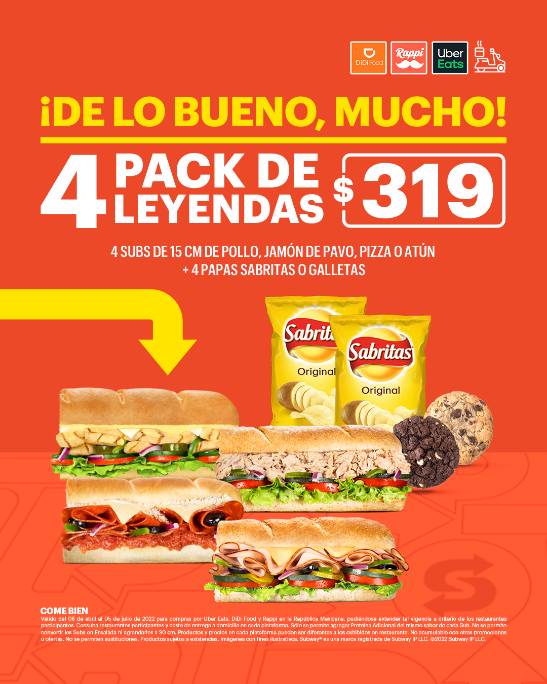 Subway Monterrey (NUEVO LEÓN) Restaurante FastFood Publicações