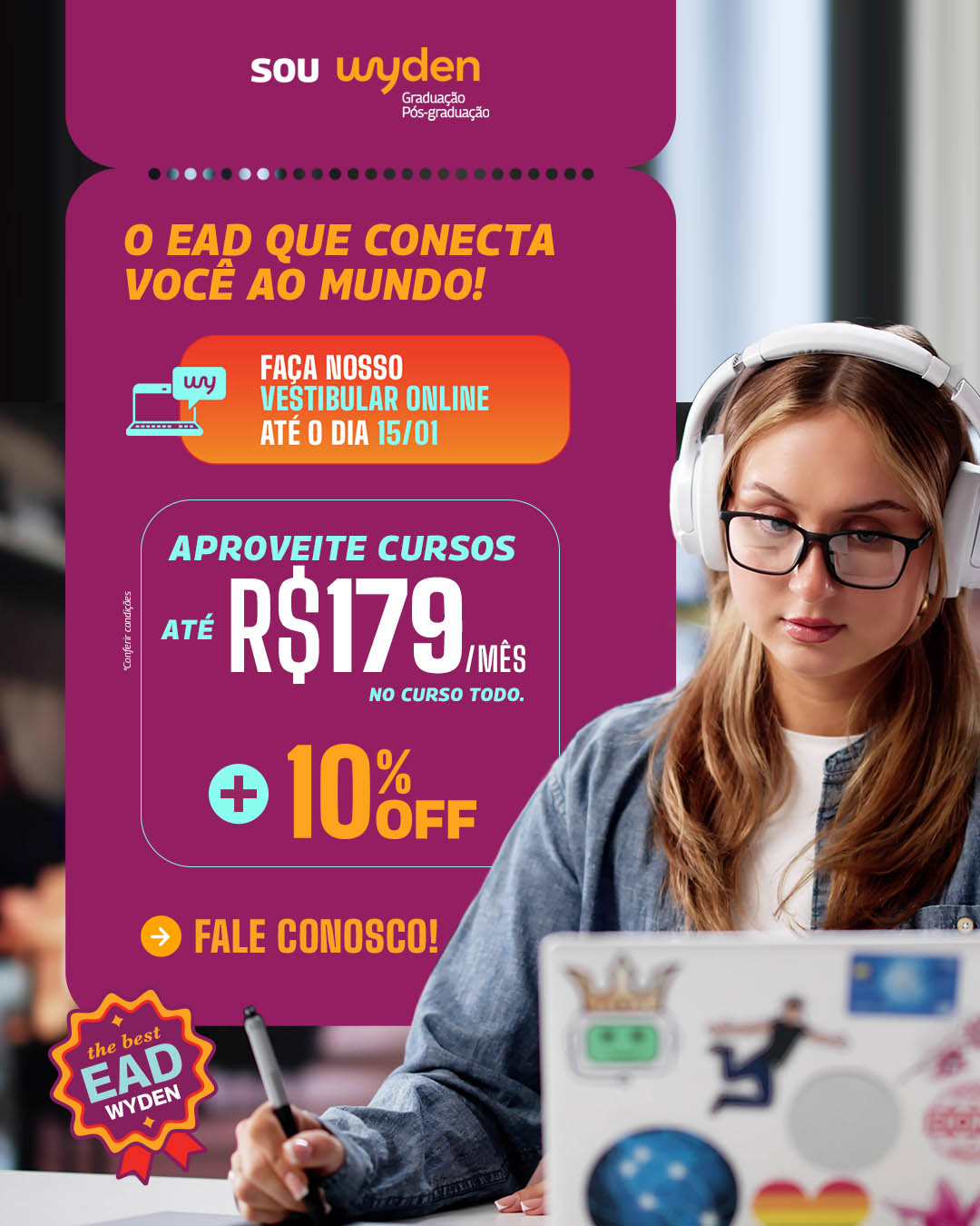 O EAD que conecta você ao mundo