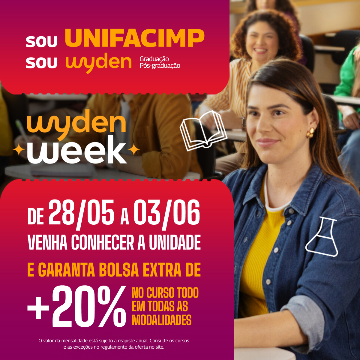 Seu futuro começa antes da faculdade na UniMetrocamp