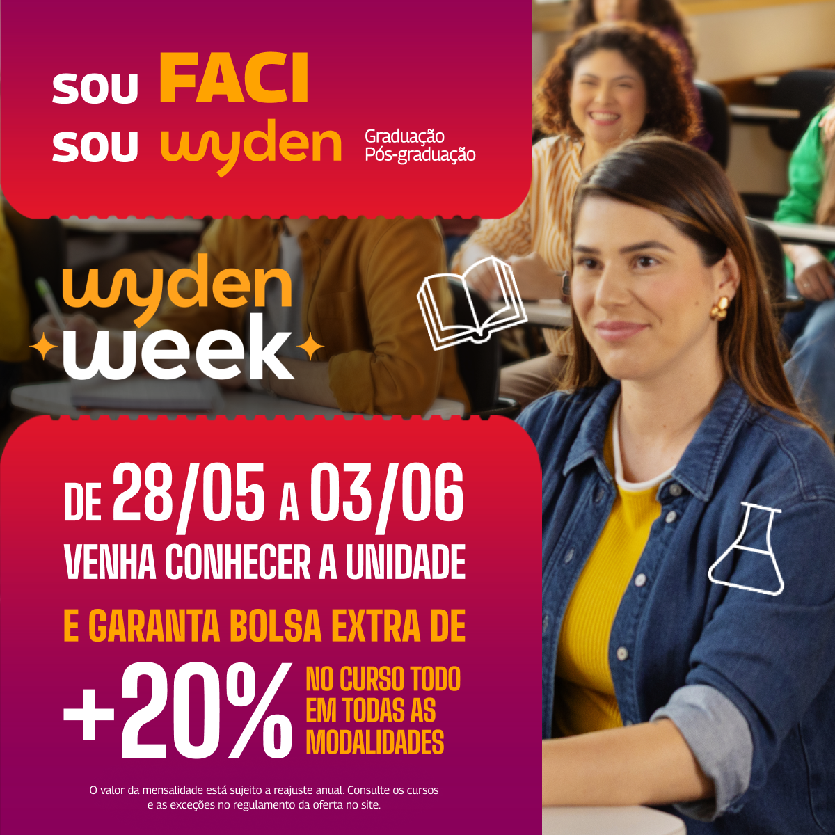 Seu futuro começa antes da faculdade na FACI