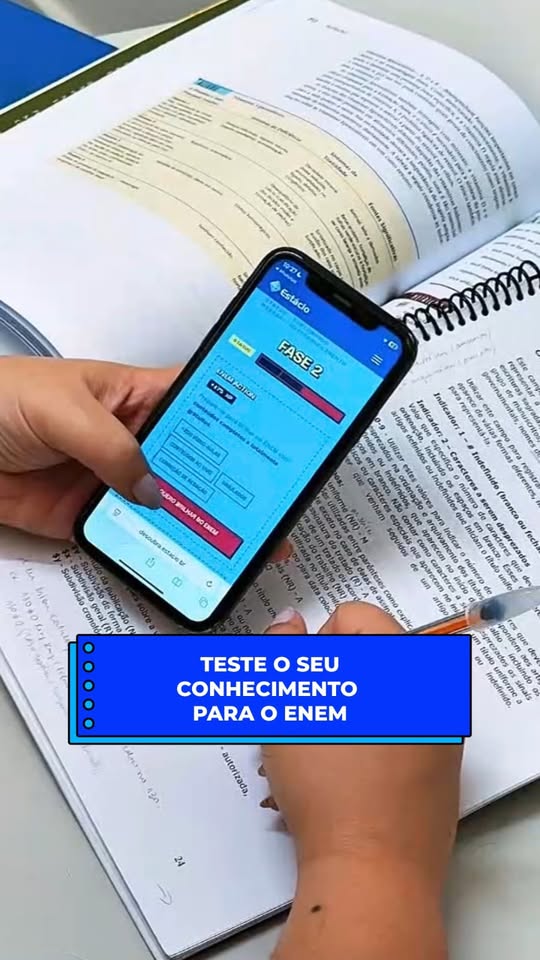 E se você pudesse testar como está para o Enem antes da prova? 📚