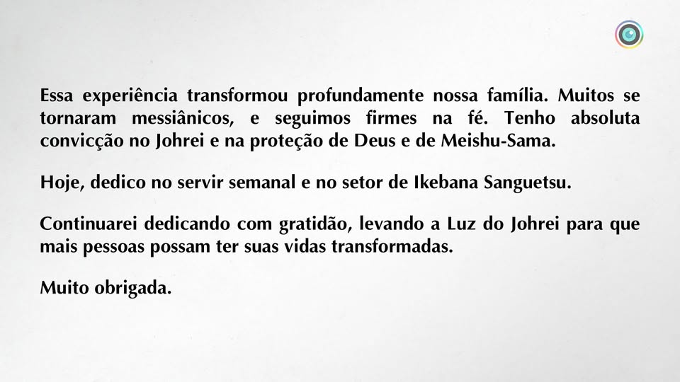 Culto Vesperal | Sede Central / Johrei Center Cidade Ademar (SP) - 25/08/2026