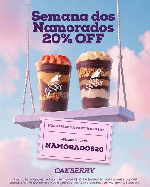 Semana dos Namorados OAKBERRY 💜