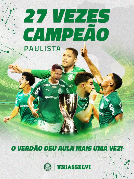 Palmeiras é sinônimo de CAMPEÃO! 🏆💚