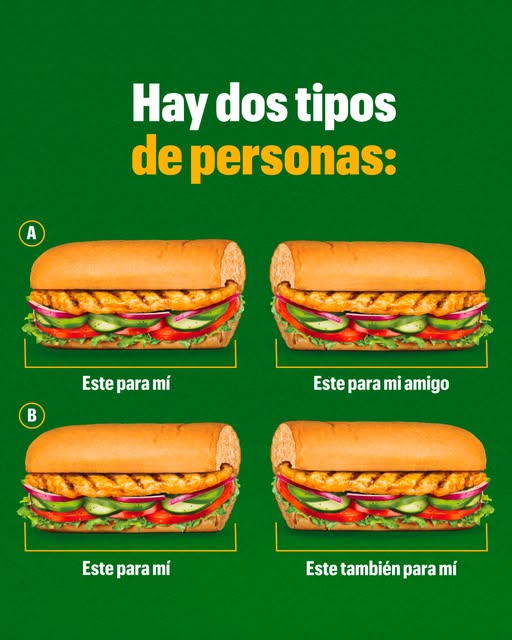 Hay dos tipos de personas… 🥪