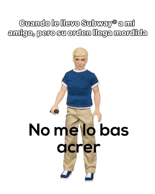 ¿Me podés creer que tan solo me di una vuelta y tu FOOTLONG™ pasó a ser un Sub de 15cm? 