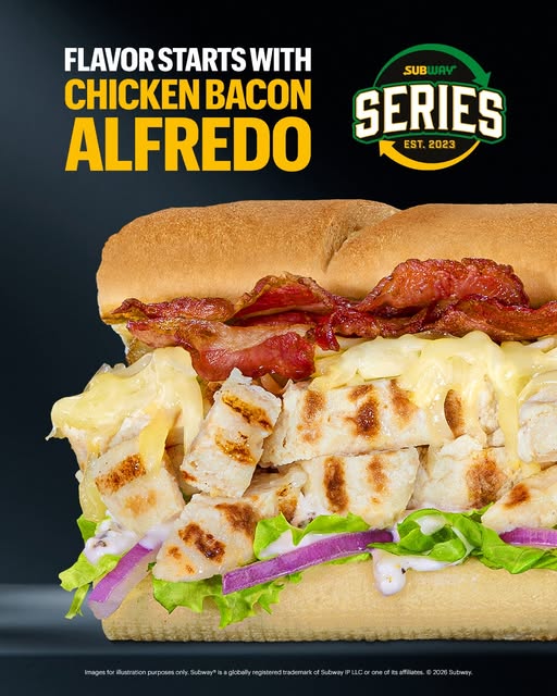Go bold or go home… go Chicken Bacon Alfredo