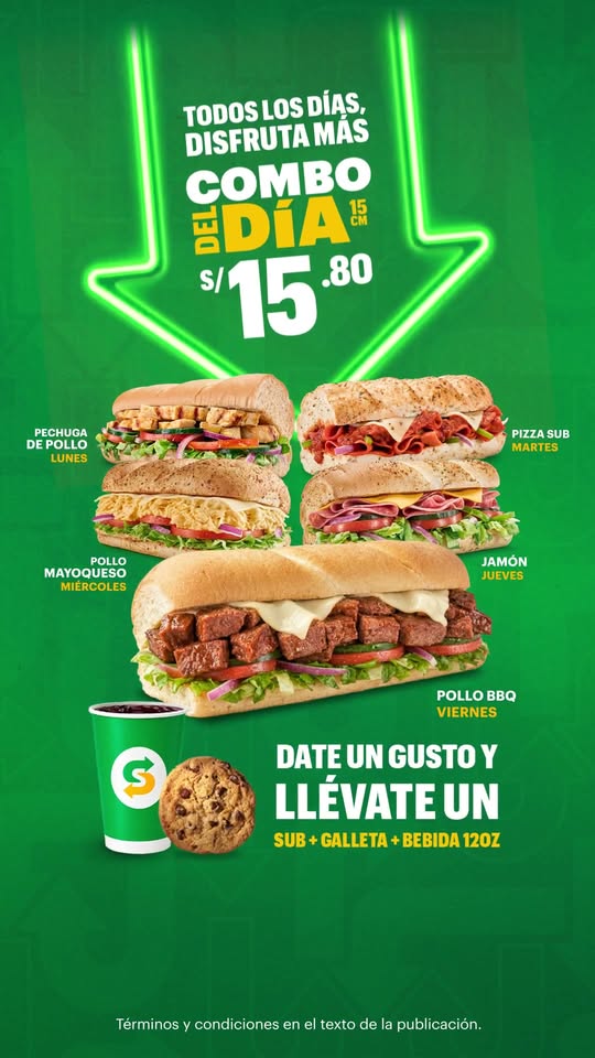 Date el gusto, que para eso está el combo. 😎​