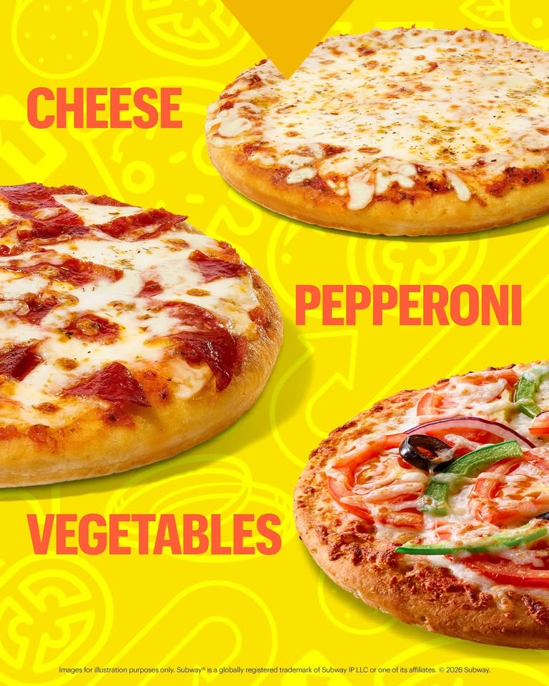 Because pizza always hits