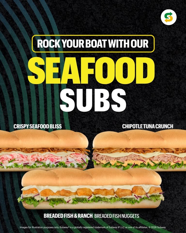 Catch the flavor wave today with the Seafood Subs