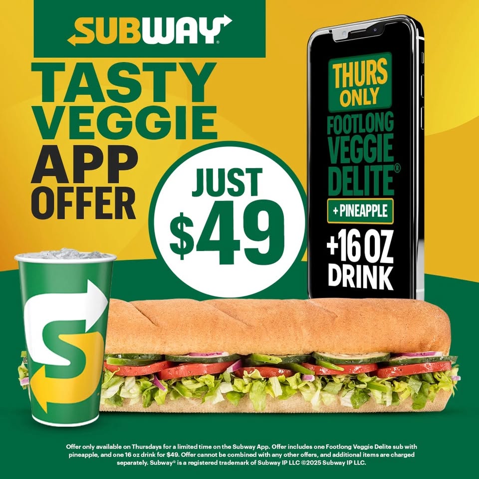 🫑🍅🥒🥬+🍍🥤 Try this “Healthy, Tasty Offer”