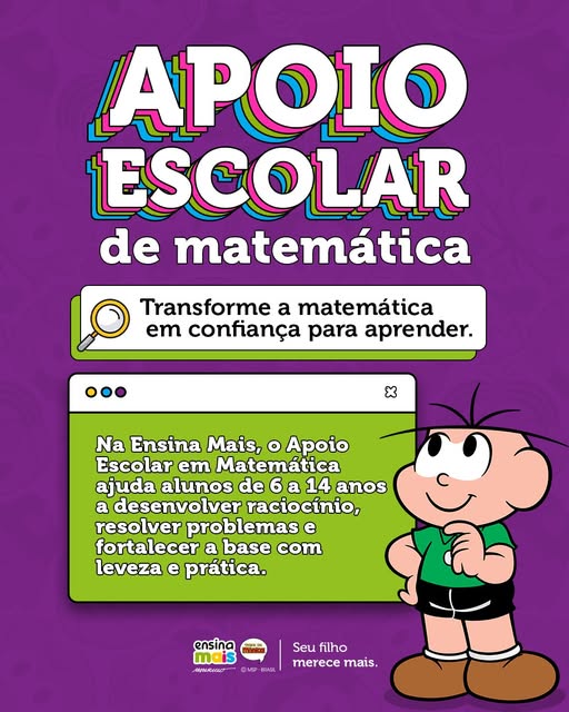 Nem toda dificuldade com matemática começa nos números. 💭