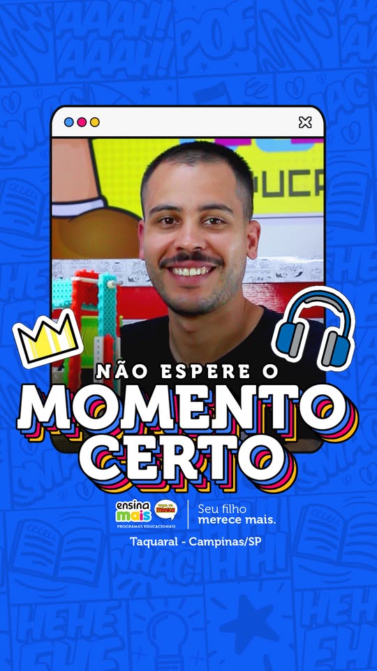 A robótica não precisa esperar. 💙